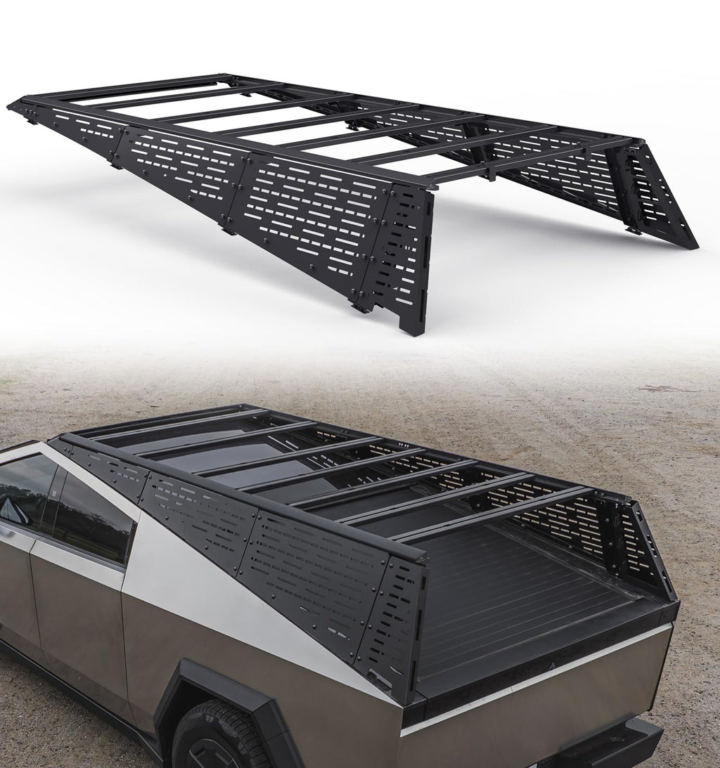 TERRATRECK Long Version Cargo Racks Roof With Crossbar for Tesla Cybertruck 2023 & Up